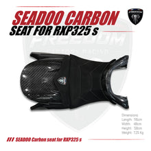 Load image into Gallery viewer, SEADOO CARBON seat for RXP 325 s