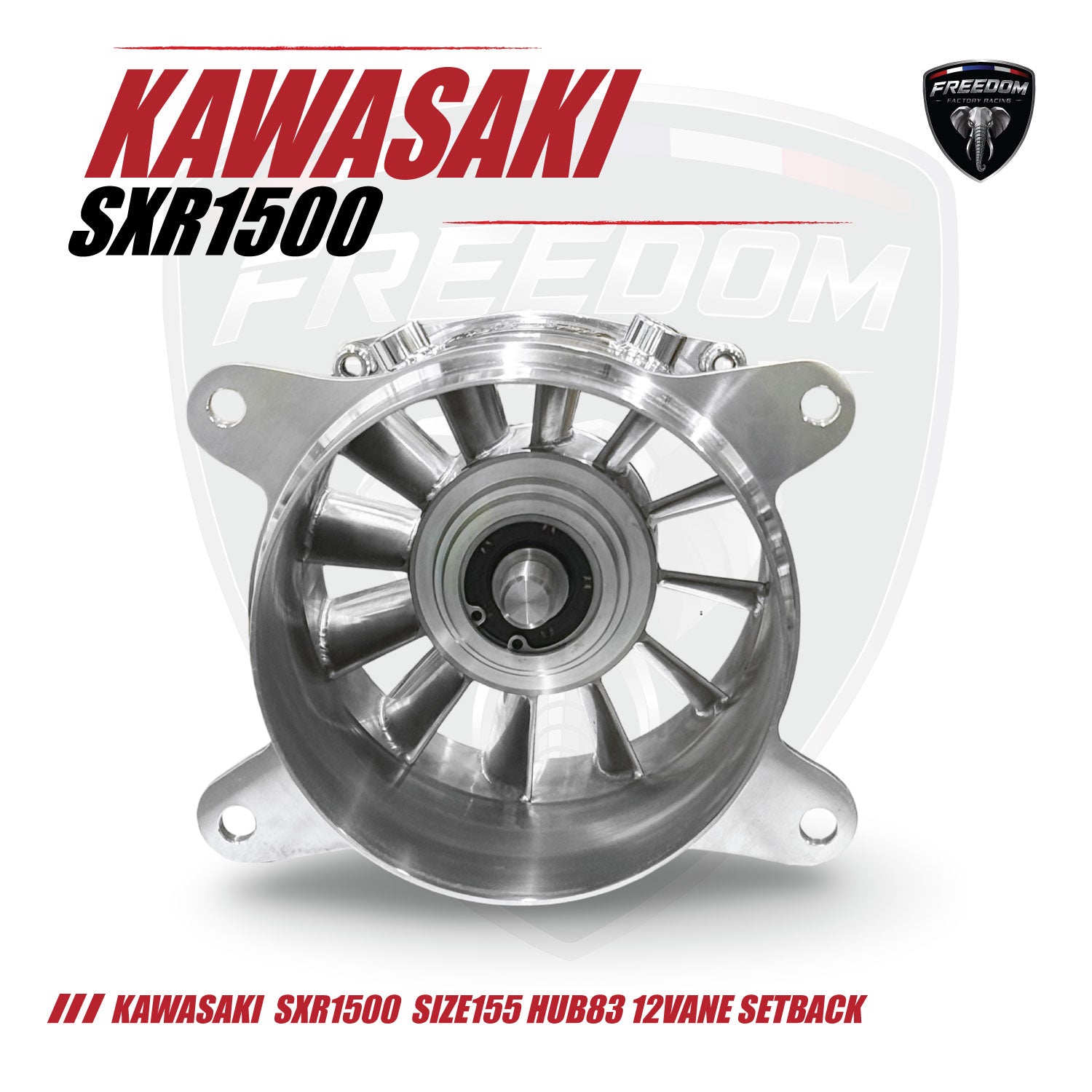 KAWASAKI SXR1500  Size 155 Hub83 12Vane SETBACK