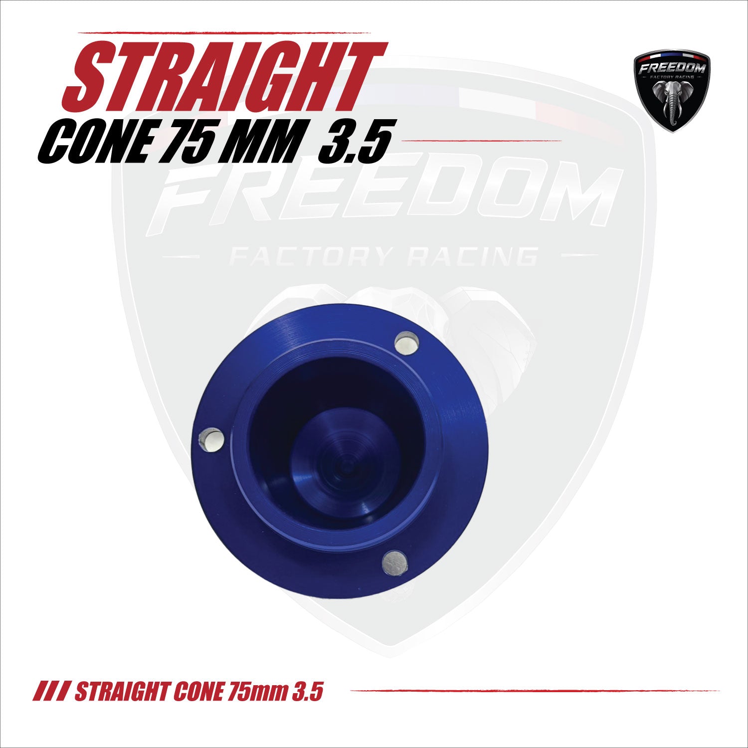 STRAIGHT CONE 75MM 3.5