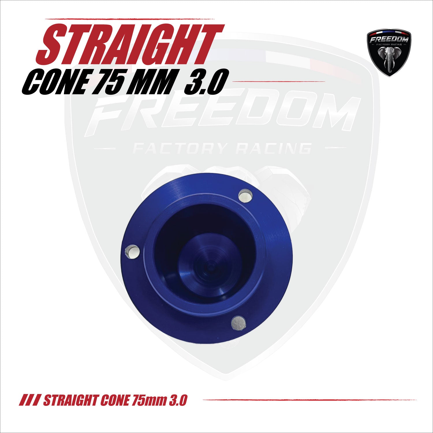 STRAIGHT CONE 75MM 3.0