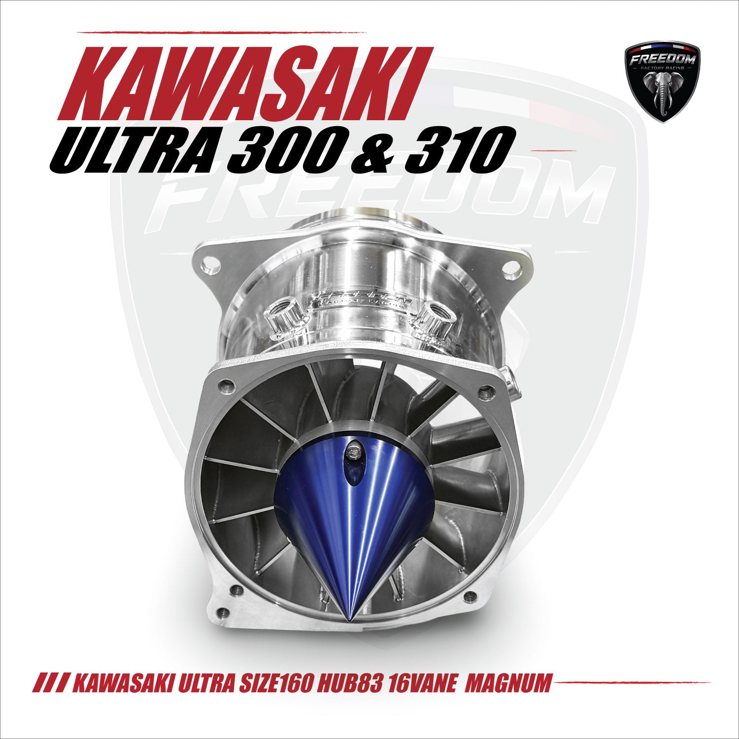 KAWASAKI ULTRA300 & 310  SIZE160 HUB83 16VANE MAGNUM